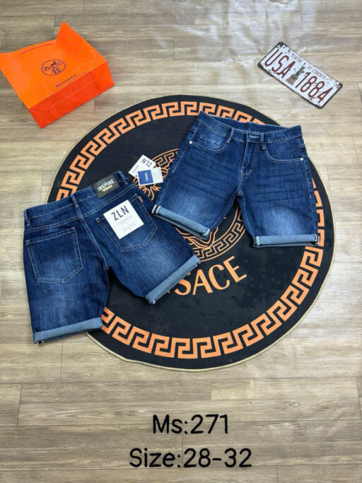 Quần Jean ngắn xanh đậm